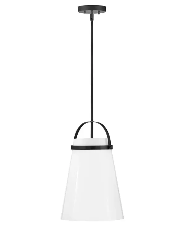 Tori Small Single Light Pendant in Black - Image 1