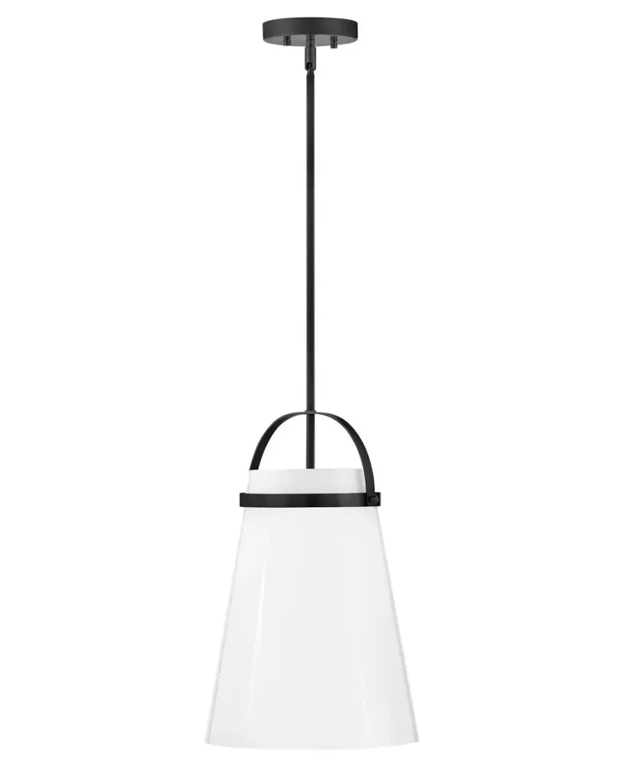 Tori Small Single Light Pendant in Black - Image 1