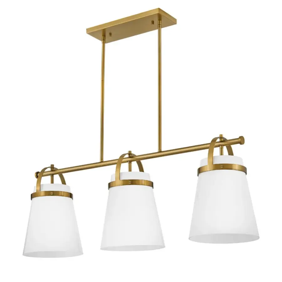 Tori Large Three Light Linear Chandelier - Image 2