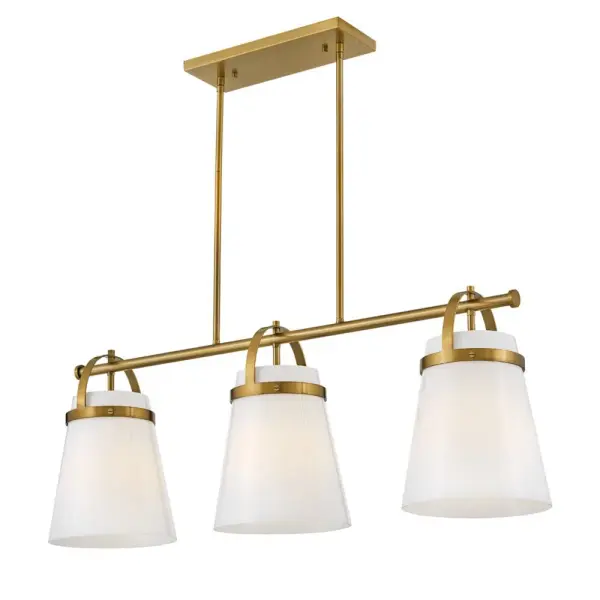 Tori Large Three Light Linear Chandelier - Image 3