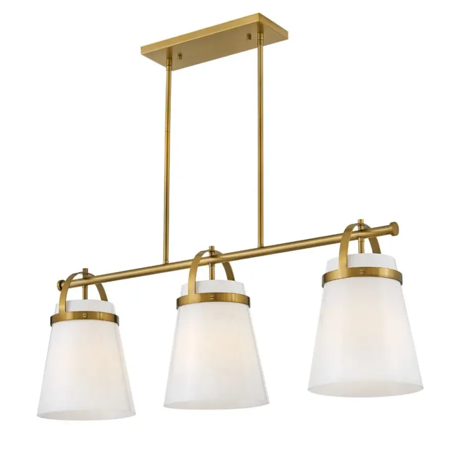 Tori Large Three Light Linear Chandelier - Image 3