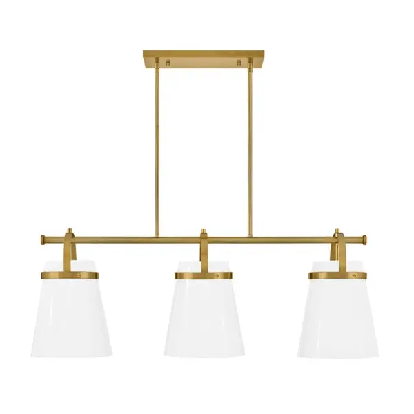 Tori Large Three Light Linear Chandelier - Image 5
