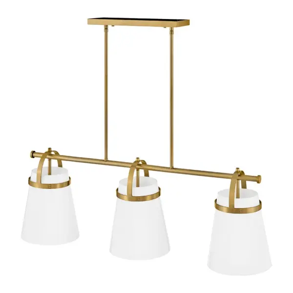 Tori Large Three Light Linear Chandelier - Image 6