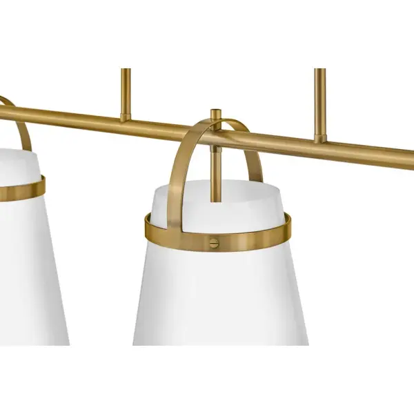 Tori Large Three Light Linear Chandelier - Image 7