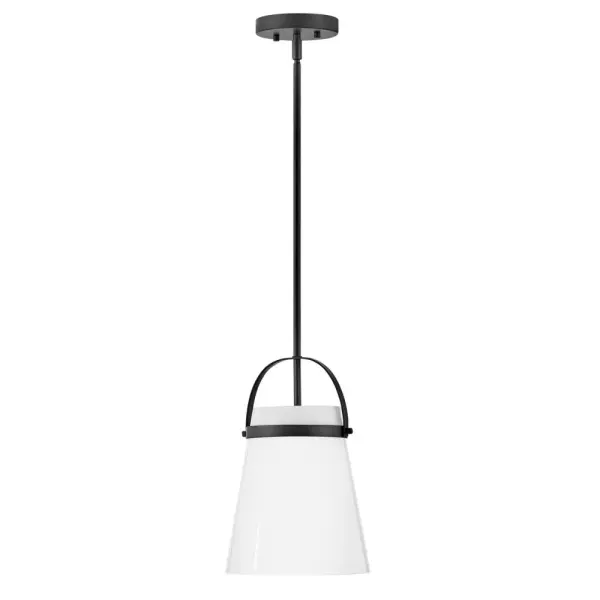 Tori Small Single Light Convertible Pendant in Black - Image 1