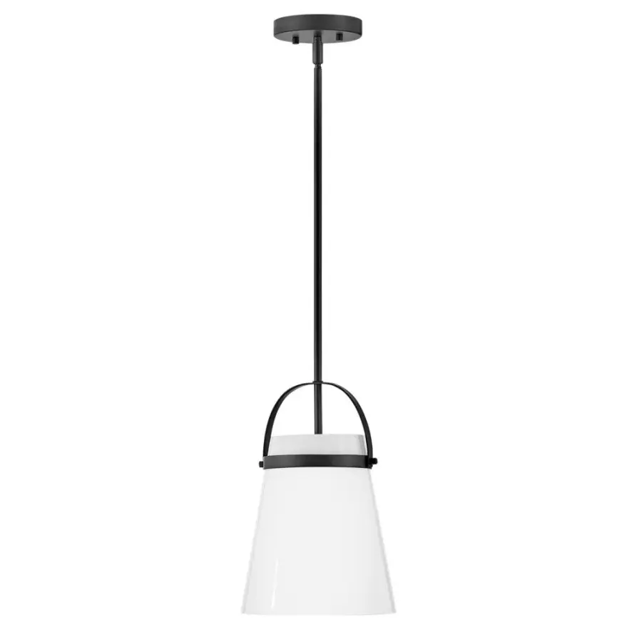 Tori Small Single Light Convertible Pendant in Black - Image 1