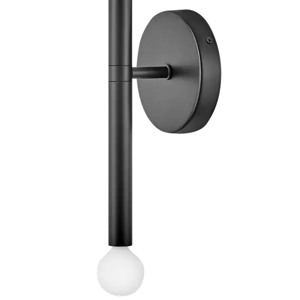Millie Medium Two Light Tall Sconce in Black - Image 4