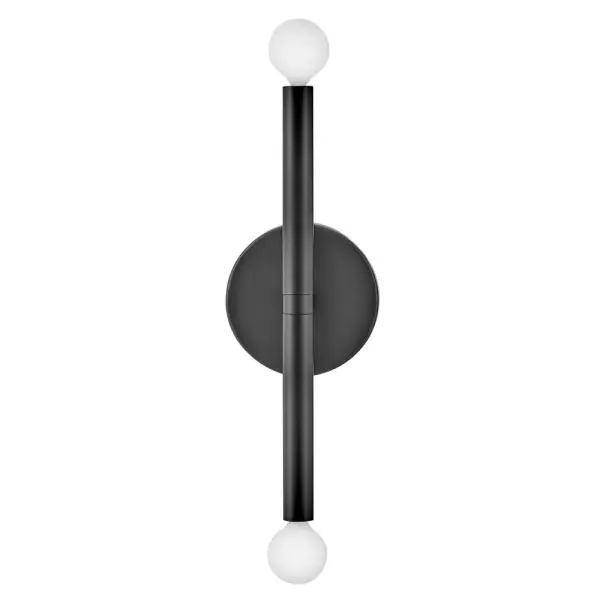 Millie Medium Two Light Tall Sconce in Black - Image 6