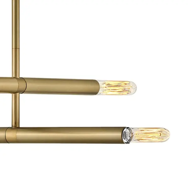 Millie Medium Four Light Convertible Pendant in Lacquered Brass - Image 6