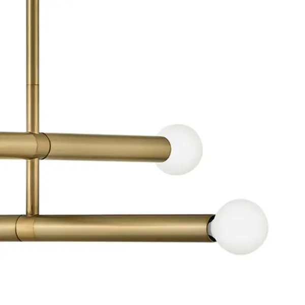Millie Medium Four Light Convertible Pendant in Lacquered Brass - Image 7