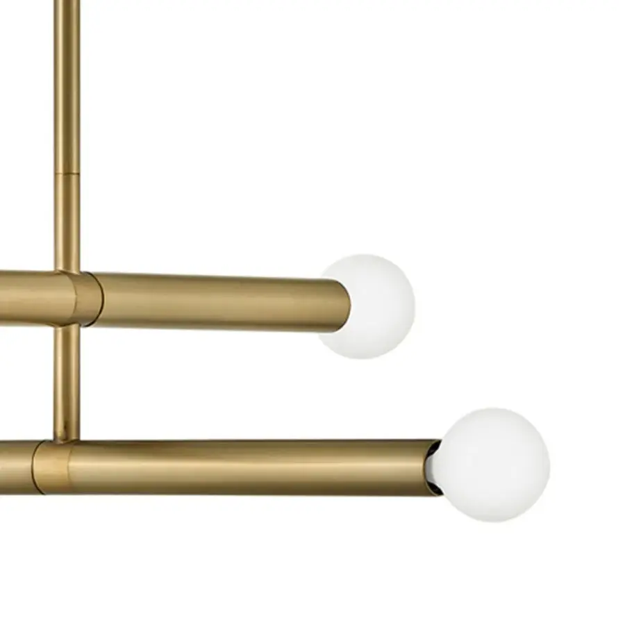 Millie Medium Four Light Convertible Pendant in Lacquered Brass - Image 7