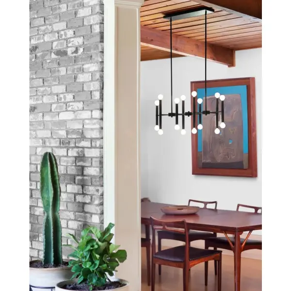 Millie Large Linear Chandelier - 16 Light - Image 7