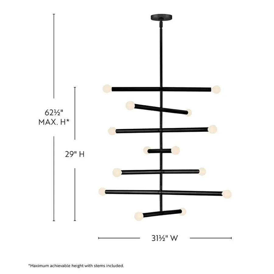 Millie Large Multi-Tier Chandelier - Image 2