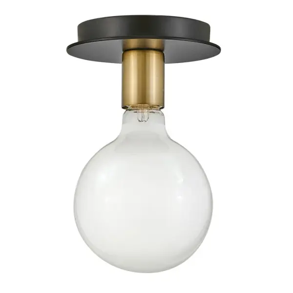 Bobbie Extra Small Flush Mount in Lacquered Brass - Image 1