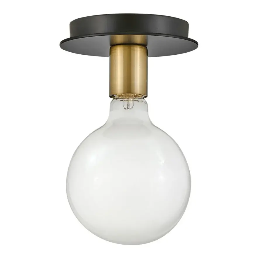 Bobbie Extra Small Flush Mount in Lacquered Brass - Image 1