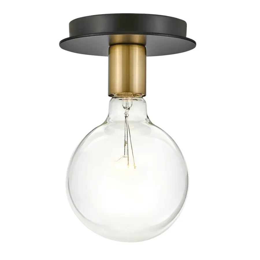 Bobbie Extra Small Flush Mount in Lacquered Brass - Image 2
