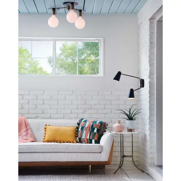 Bobbie Medium Three Light Semi-Flush Mount - Image 9