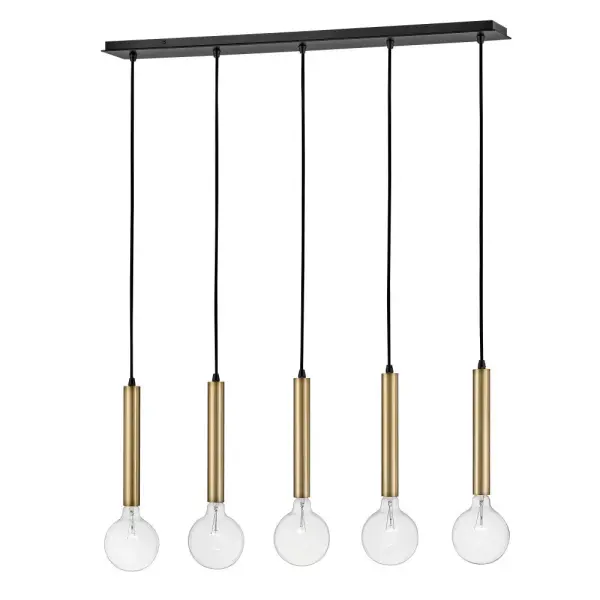 Bobbie Large Five Light Linear Chandelier - Image 3