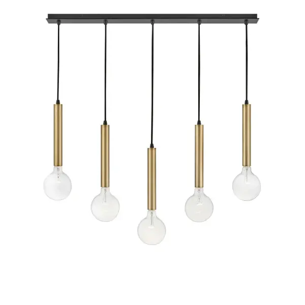 Bobbie Large Five Light Linear Chandelier - Image 4
