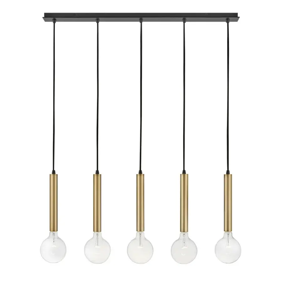 Bobbie Large Five Light Linear Chandelier - Image 5