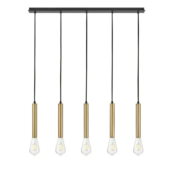 Bobbie Large Five Light Linear Chandelier - Image 6