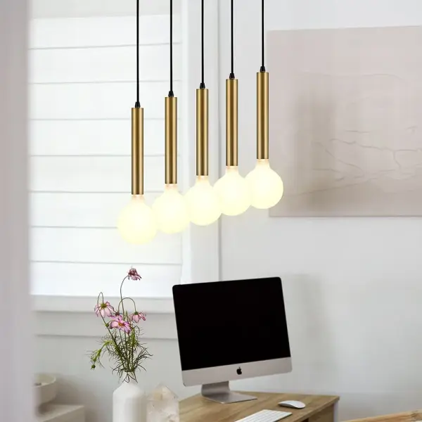 Bobbie Large Five Light Linear Chandelier - Image 8
