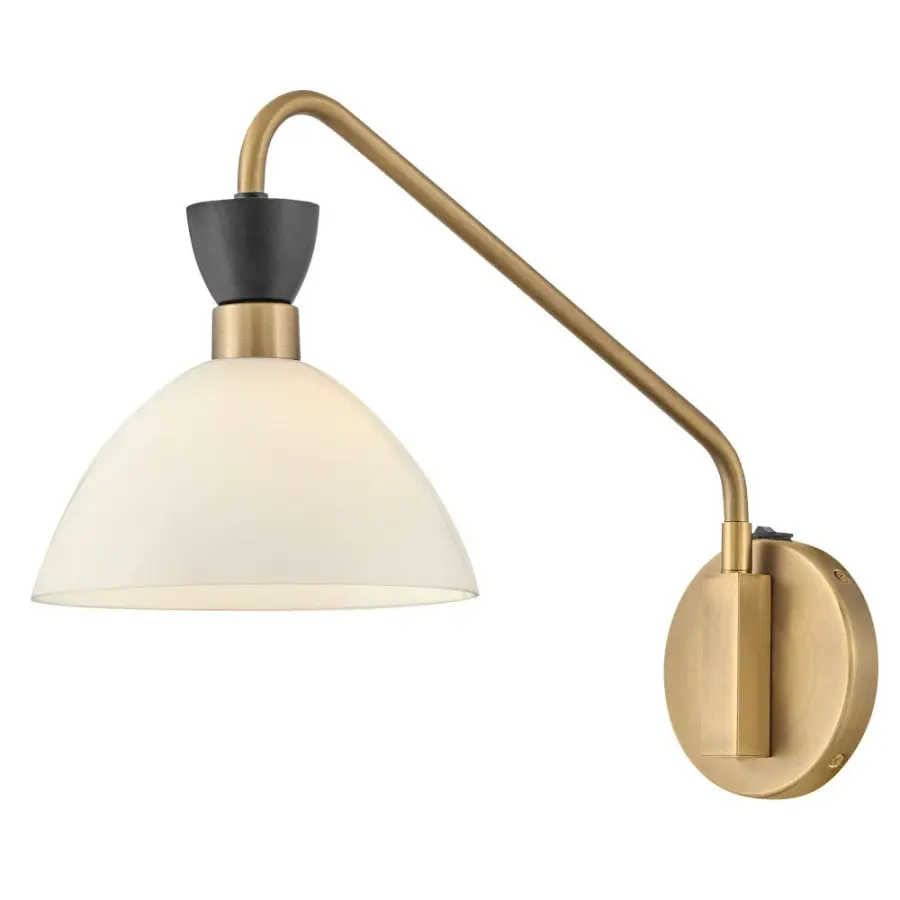 Simon Medium Single Light Plug-In Sconce - Image 1