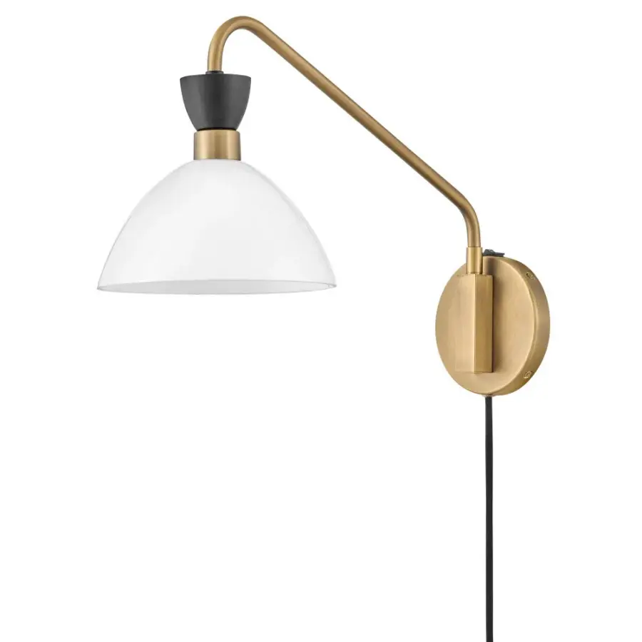 Simon Medium Single Light Plug-In Sconce - Image 3