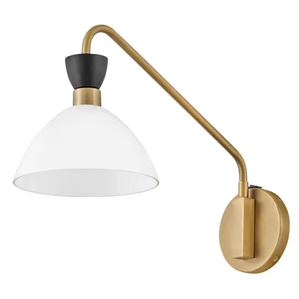 Simon Medium Single Light Plug-In Sconce - Image 6