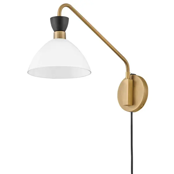 Simon Medium Single Light Plug-In Sconce - Image 9