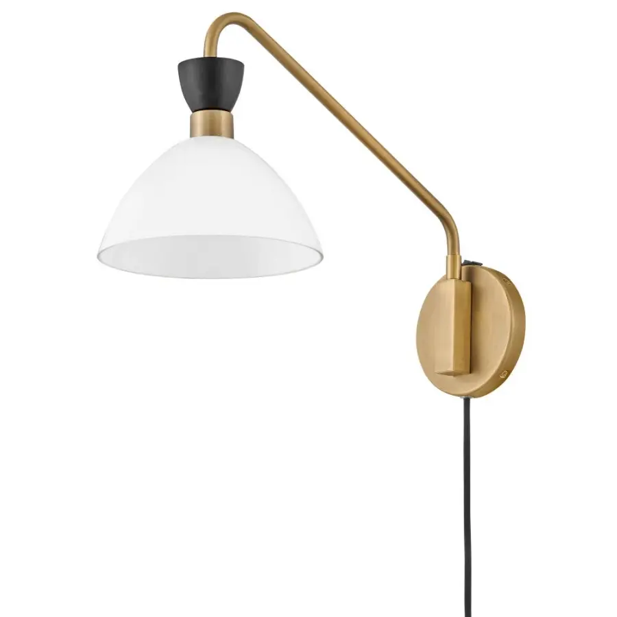 Simon Medium Single Light Plug-In Sconce - Image 9