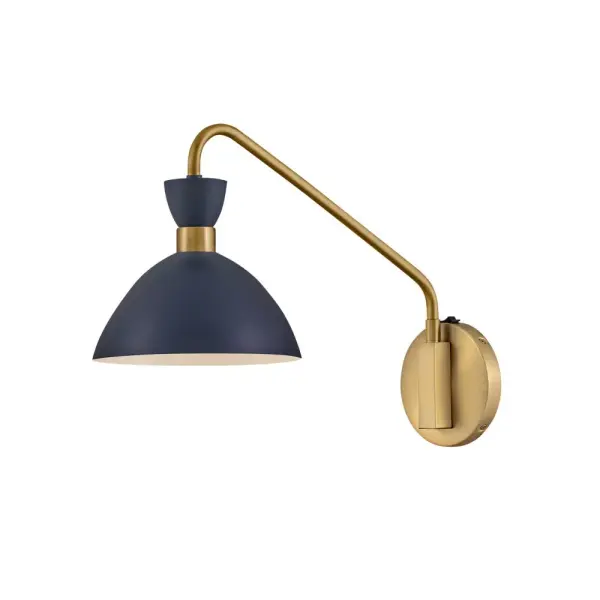 Simon Medium Single Light Plug-in Sconce - Image 1