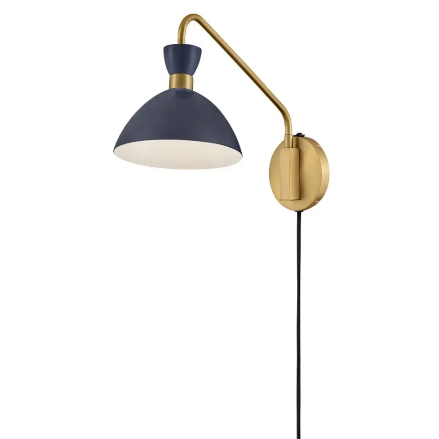 Simon Medium Single Light Plug-in Sconce - Image 5