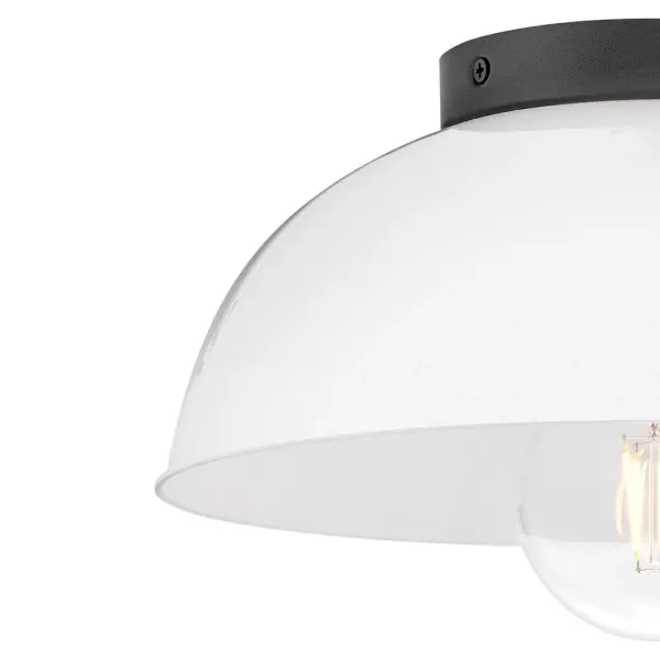 Stu Small Flush Mount in Black - Image 5