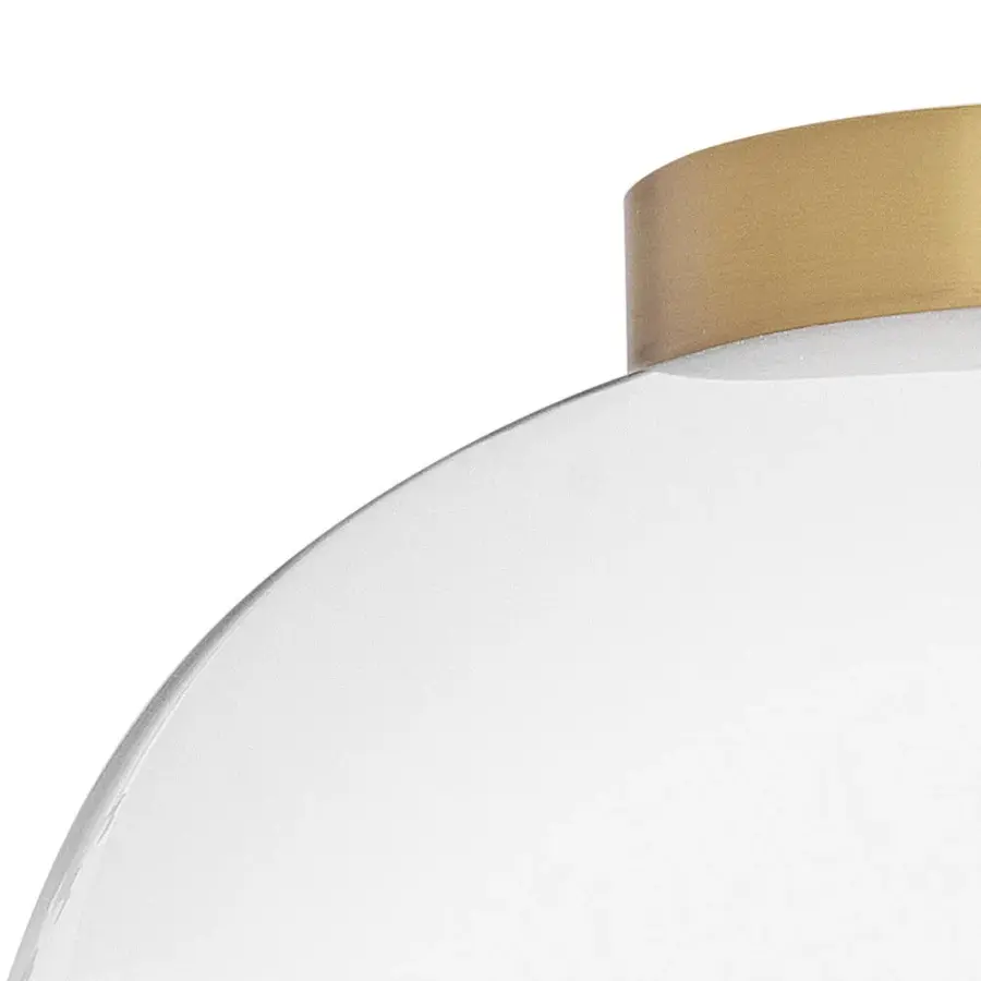 Stu Small Flush Mount in Lacquered Brass - Image 5
