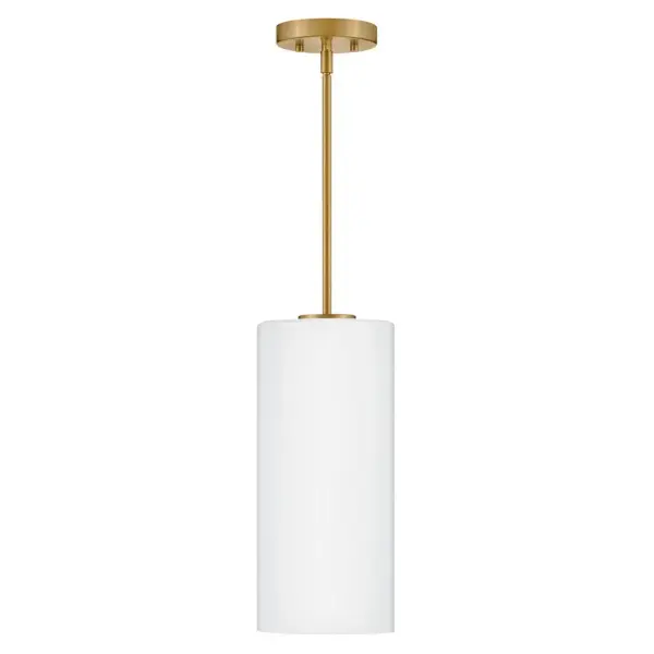 Lane Extra Small Single Light Pendant in Lacquered Brass - Image 1