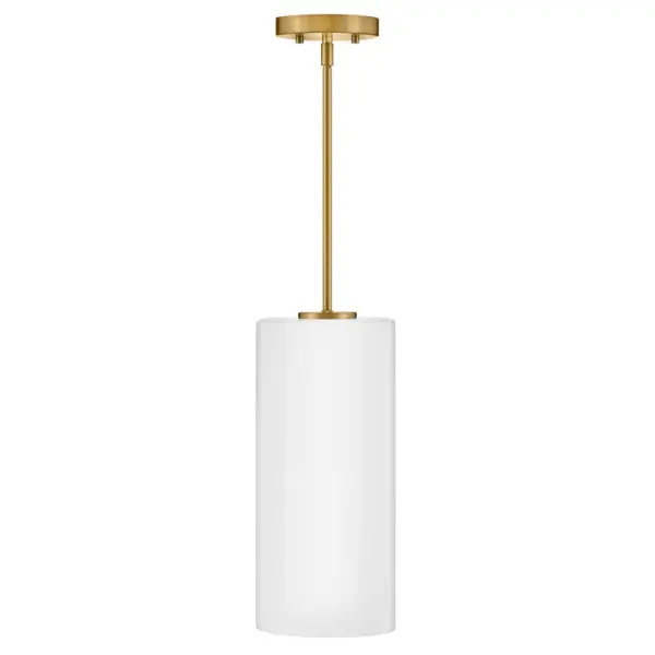 Lane Extra Small Single Light Pendant in Lacquered Brass - Image 3