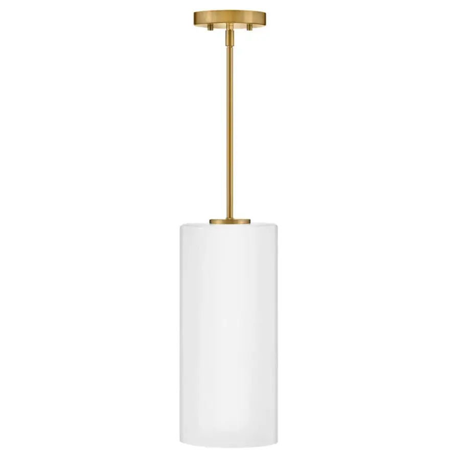 Lane Extra Small Single Light Pendant in Lacquered Brass - Image 3