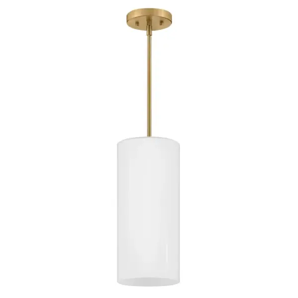 Lane Extra Small Single Light Pendant in Lacquered Brass - Image 4