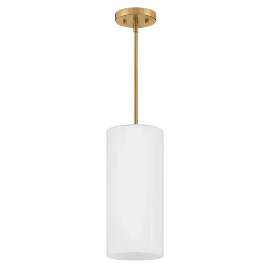 Lane Extra Small Single Light Pendant in Lacquered Brass - Image 4