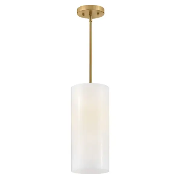 Lane Extra Small Single Light Pendant in Lacquered Brass - Image 5
