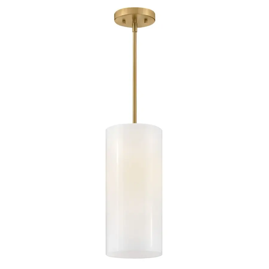 Lane Extra Small Single Light Pendant in Lacquered Brass - Image 5