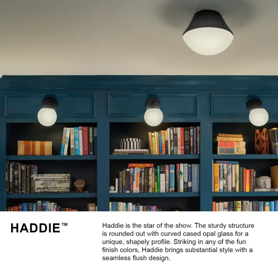 Haddie Small Flush Mount in Black - Image 6