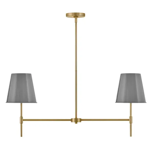 Blake Small Two Light Linear Chandelier - Image 1