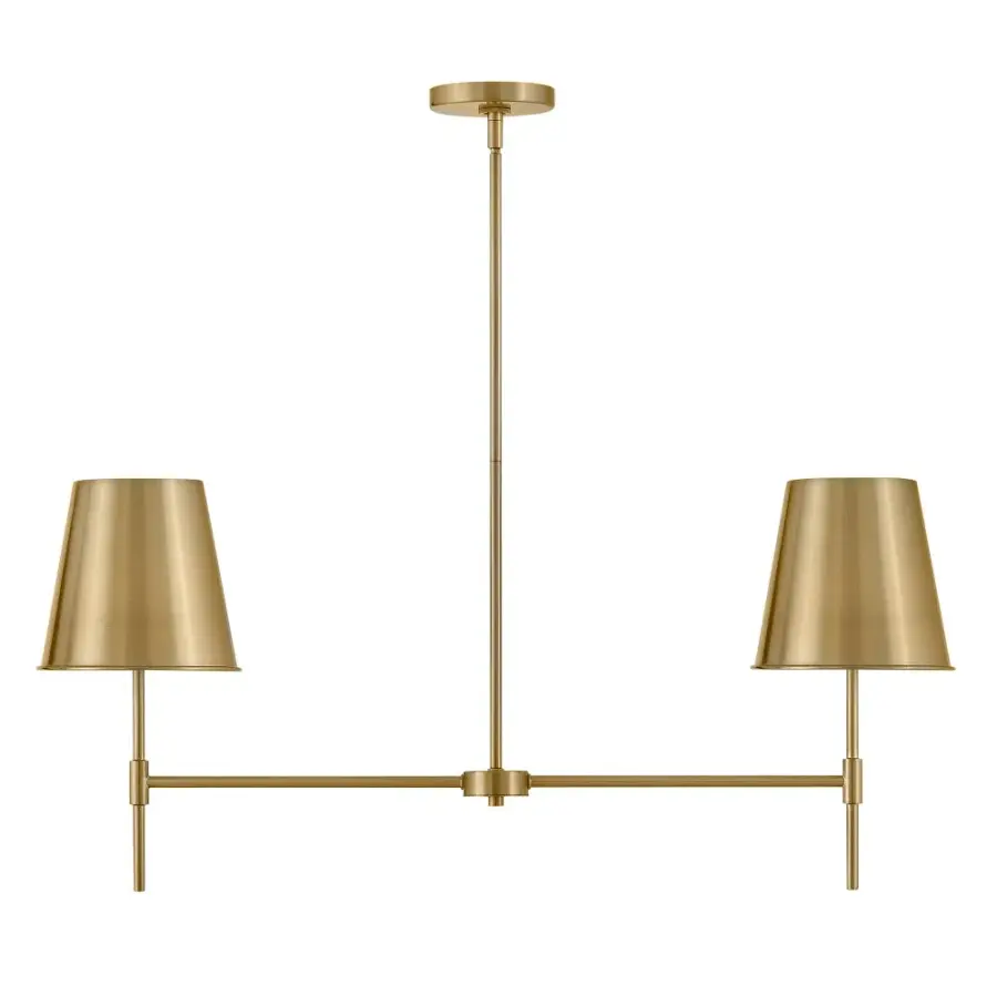 Blake Small Two Light Linear Chandelier - Image 1