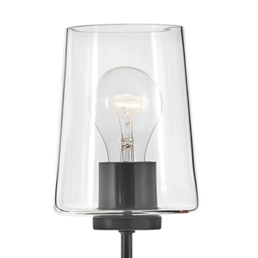 Kline Large Single Light Tall Sconce in Black - Image 4