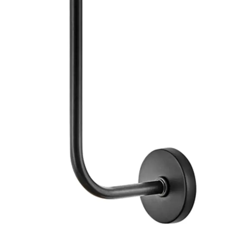 Kline Large Single Light Tall Sconce in Black - Image 6