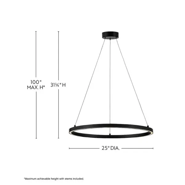 Kenna Medium Single Tier Chandelier - Image 2