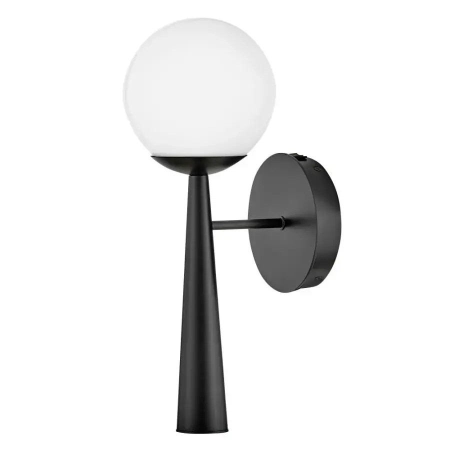 Izzy Medium Single Light Sconce in Black - Image 2