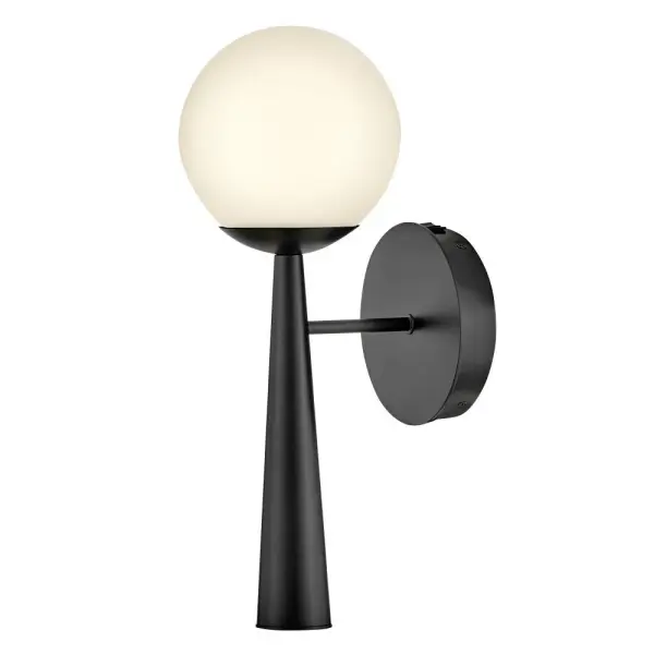 Izzy Medium Single Light Sconce in Black - Image 3